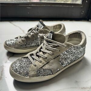 Ballstar Glitter Suede Low-Top Sneakers authentic